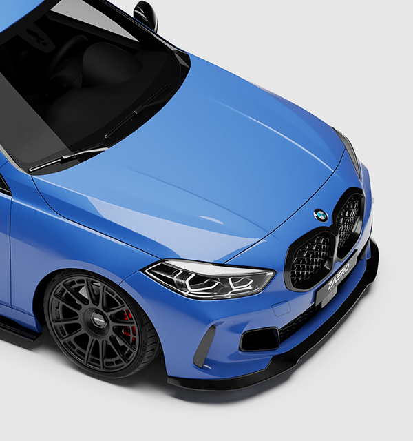 front splitter by ZAERO DESIGN for BMW 1-Series F40
