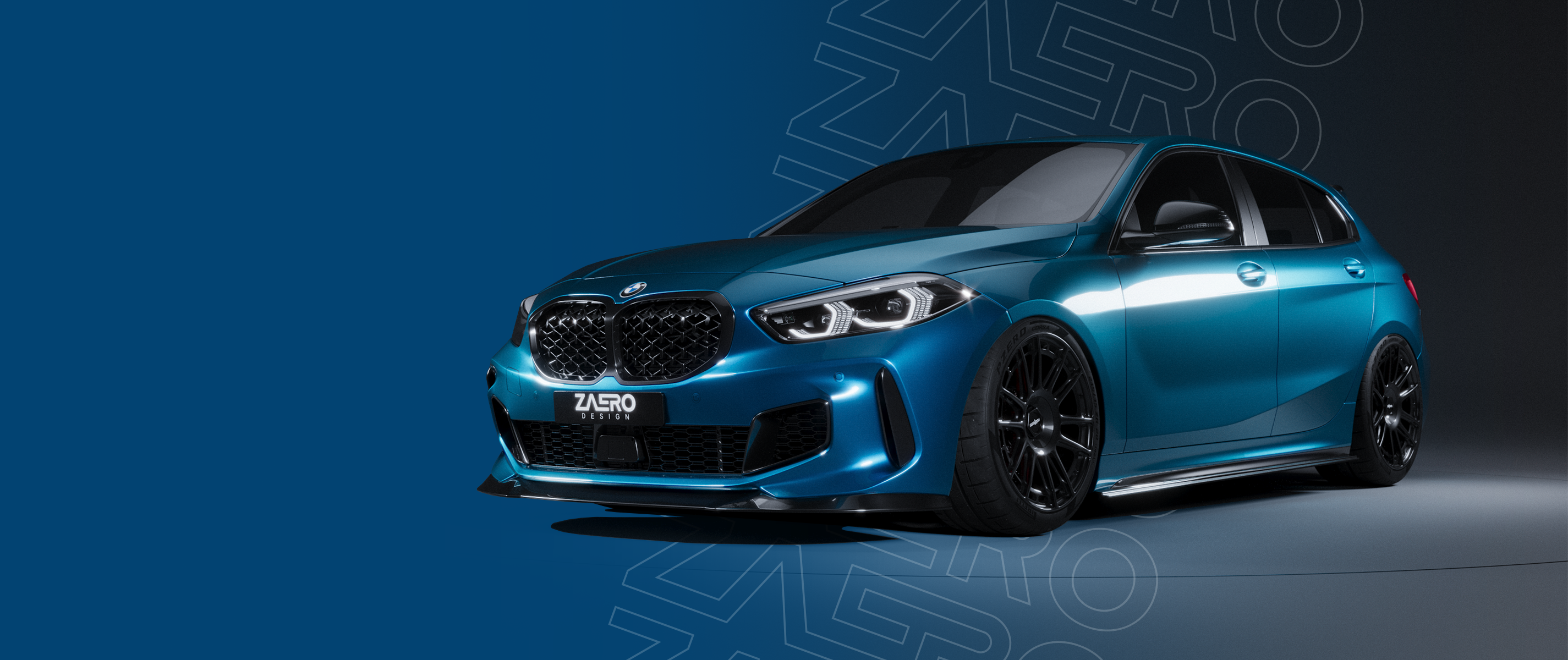 front splitter by ZAERO DESIGN for BMW 1-Series F40